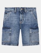 Calvin Klein Jeans Pantaloni scurți de blugi Skater IB0IB02004 Regular Fit