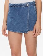 Calvin Klein Jeans Pantaloni scurți de blugi Wrap Skort J20J223300 Regular Fit