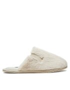 Calvin Klein Jeans Papuci de casă Hotel Slipper Fur After Glow YW0YW01593 Écru