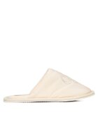Calvin Klein Jeans Papuci de casă Slipper Satin Moire YW0YW02053 Écru