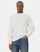 Calvin Klein Jeans Pulover LV04RC309G Écru Regular Fit