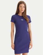 Calvin Klein Jeans Rochie de zi Monologo Baby LV047F241G Slim Fit