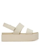 Calvin Klein Jeans Sandale Flatform Sandal Sling In YW0YW01788 Écru