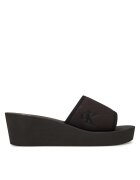 Calvin Klein Jeans Şlapi Beach Wedge Slide Canvas YW0YW01725