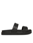 Calvin Klein Jeans Şlapi Flat Molded Doublebar Sandal Lth YM0YM01226