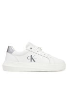 Calvin Klein Jeans Sneakers Chunky Cupsole Lth Silver YW0YW01876