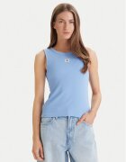 Calvin Klein Jeans Top LV047C201G Albastru celest Slim Fit