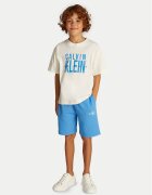 Calvin Klein Jeans Tricou Bold Graphic IB0IB02448 Écru Relaxed Fit