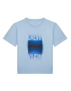 Calvin Klein Jeans Tricou Gradient Graphic IB0IB02446 Albastru celest Regular Fit