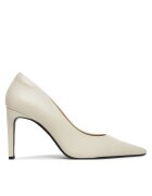 Calvin Klein Pantofi cu toc subțire Pump 90 Pointy Hw Bar Lth HW0HW02527
