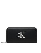 Calvin Klein Portofel Bold Ck Long Zip Around LV04F1077G