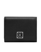 Calvin Klein Portofel Emblem Hw Pebble Trifold W/Zip LV04F1128G