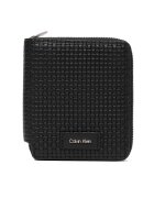 Calvin Klein Portofel Embossed Woven Zip Billfold LV04D1112G
