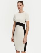Calvin Klein Rochie cocktail K20K208161 Écru Slim Fit