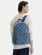 Calvin Klein Rucsac Emblem Aop Denim Round Backpack LV04D3429G