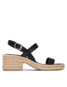 Calvin Klein Sandale Block Heel Espa 50 Slingb Lth HW0HW02903