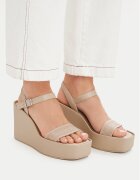 Calvin Klein Sandale Wedge 70 Sndl Webbing Lth HW0HW02882