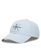 Calvin Klein Șapcă Monologo Embroidery Baseball Hat LV04K5026G Albastru celest