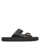 Calvin Klein Şlapi Ergon Double Bar Sandal Lth HM0HM02097