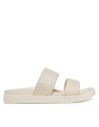 Calvin Klein Şlapi Flat Slide Jacq HW0HW02486 Écru