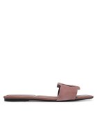 Calvin Klein Şlapi Square Flat Sndl Embl Suede HW0HW03055