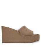 Calvin Klein Şlapi Wedge 70 Sndl Canv Mg HW0HW03134