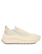 Calvin Klein Sneakers Chunky Runner Lace Up Sock Knit YW0YW02033 Écru