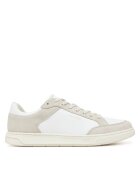 Calvin Klein Sneakers Low Top Lace Up Mix HM0HM01802 Alb