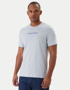 Calvin Klein Tricou Logo 30s LV04LD230G Albastru celest Regular Fit