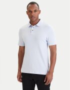 Calvin Klein Tricou polo LV04LB276G Alb Regular Fit