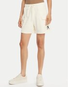 Champion Pantaloni scurți sport 118024 Écru Standard Fit