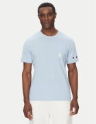 Champion Tricou 221038 Albastru celest Regular Fit
