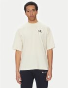 Champion Tricou 221257 Écru Regular Fit