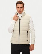 CMP Vestă 34K0757 Écru Regular Fit
