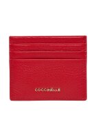 COCCINELLE Etui pentru carduri MW5 Metallic Soft E2 MW5 12 95 01 Roșu