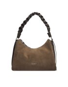 COCCINELLE Geantă P6P Boheme Suede Bimaterial E1 P6P 13 03 01 Kaki