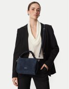 COCCINELLE Geantă P6P Boheme Suede Bimaterial E1 P6P 58 01 01 Bleumarin