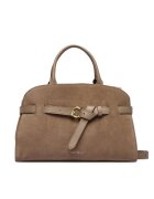 COCCINELLE Geantă TLB sabine Suede Bi E1 TLB 18 04 01 Bej închis