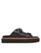 COCCINELLE Şlapi E4 SOF 17 03 01 Negru