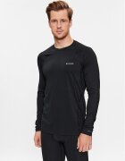Columbia Lenjerie de corp termoactivă partea de sus Midweight Stretch Long Sleeve Top Negru Regular Fit