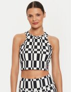 Converse Top W Wordmark Aop Tank Top 10026989-A01 Skinny Fit
