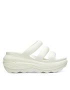 Crocs Şlapi Mega Crush Triple Strap 209842 Écru