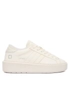 D.A.T.E. Sneakers Hill Low Fur Platform W431-HPF-MN Écru