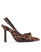 DeeZee Pantofi cu toc subțire 6-605-1 Maro