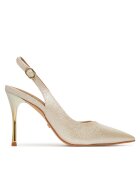 DeeZee Pantofi cu toc subțire GAO-088 Auriu