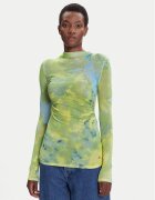 Desigual Bluză cu gât Calgary 25WWJF37 Regular Fit