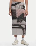 Desigual fustă din tulle 25SWFK05 Regular Fit
