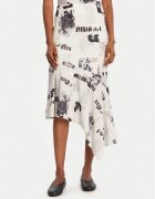 Desigual Fustă midi Breaking News 25WWFK07 Regular Fit