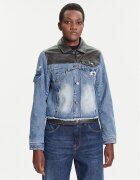 Desigual Geacă de blugi Contrast Mickey 25WWED16 Regular Fit