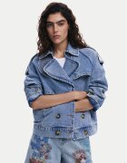 Desigual Geacă de blugi Ontario 25SWED57 Regular Fit